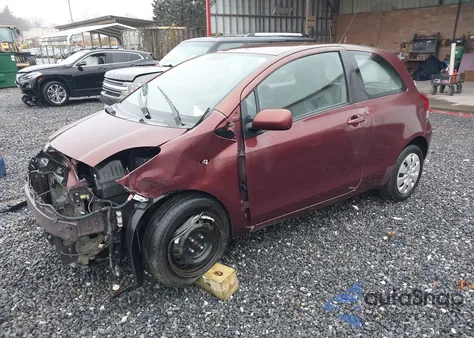 2010 Toyota Yaris z USA, uszkodzony, nr VIN JTDJT4K38A5288249